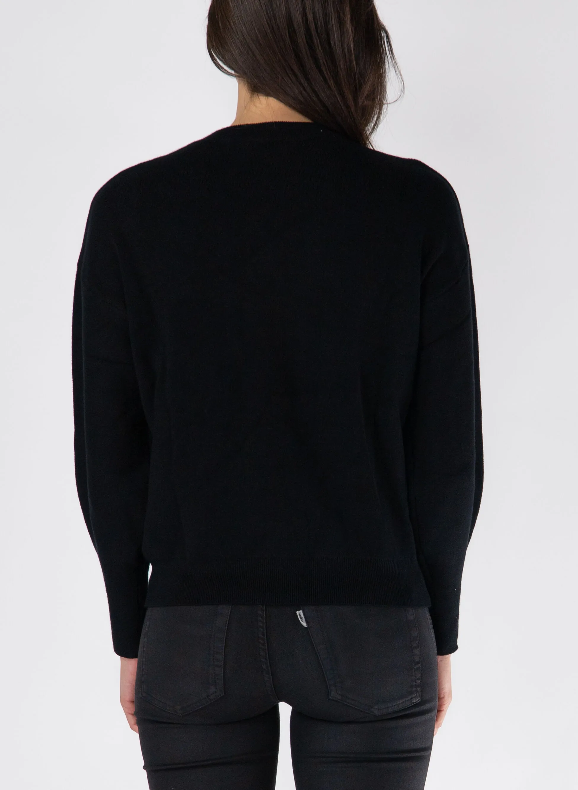 maglione viviana logo ricamato