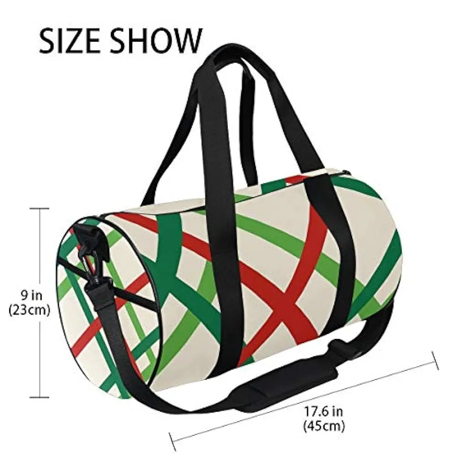 MALPLENA Natale Vibe Nastri Tamburo palestra borsone donna borsa da viaggio 149139640