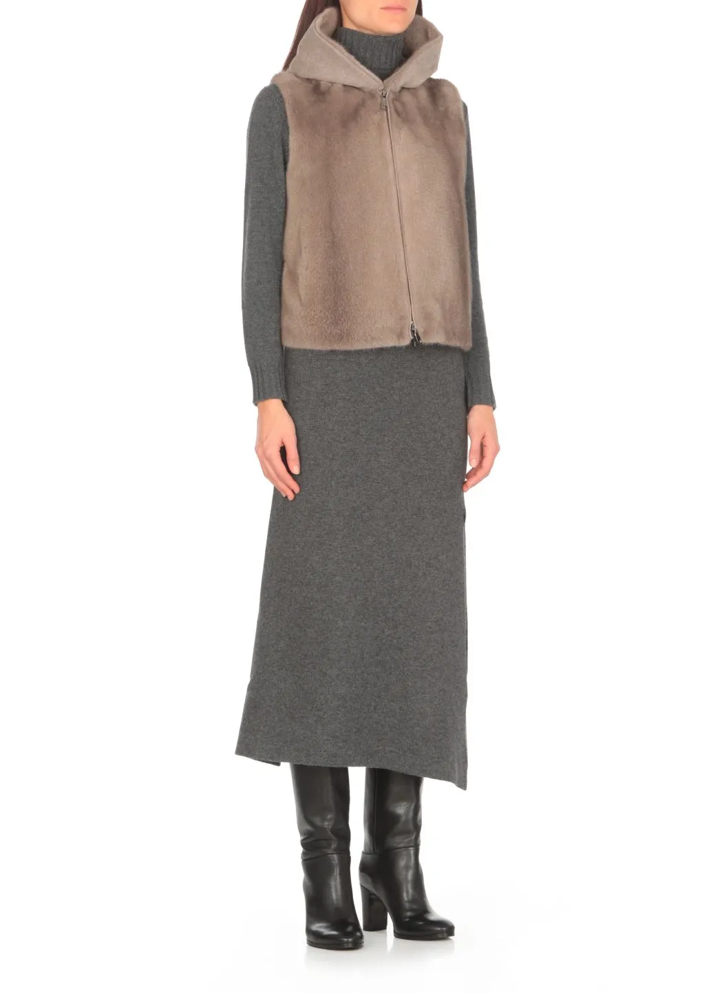  Manzoni 24 Gilet in visone 