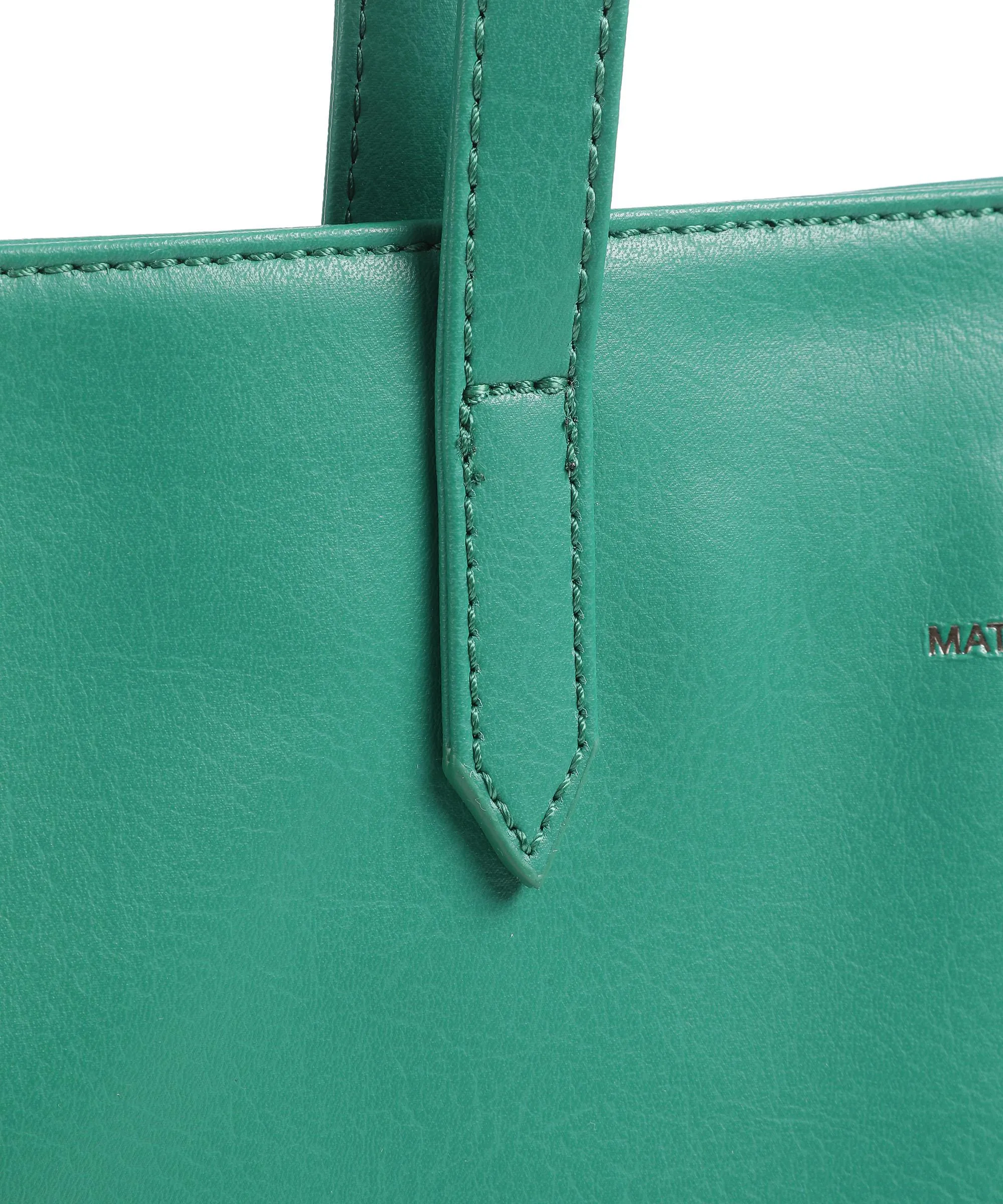  Matt & Nat Arbor Schlepp Borsa shopper pelle sintetica verde  