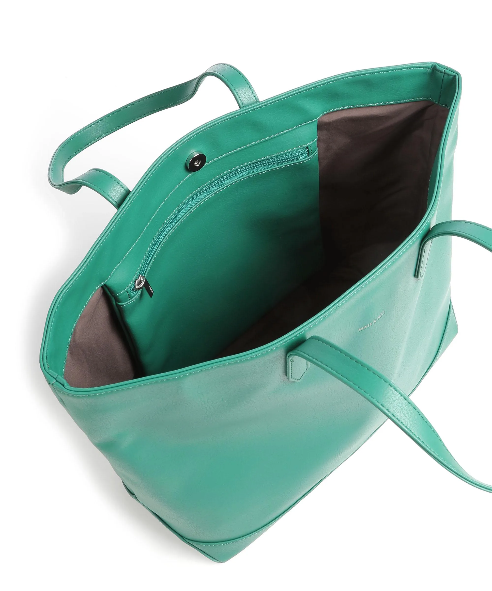  Matt & Nat Arbor Schlepp Borsa shopper pelle sintetica verde  