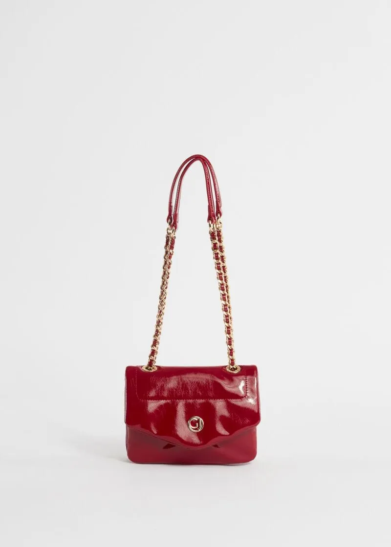 Mini bag in vernice