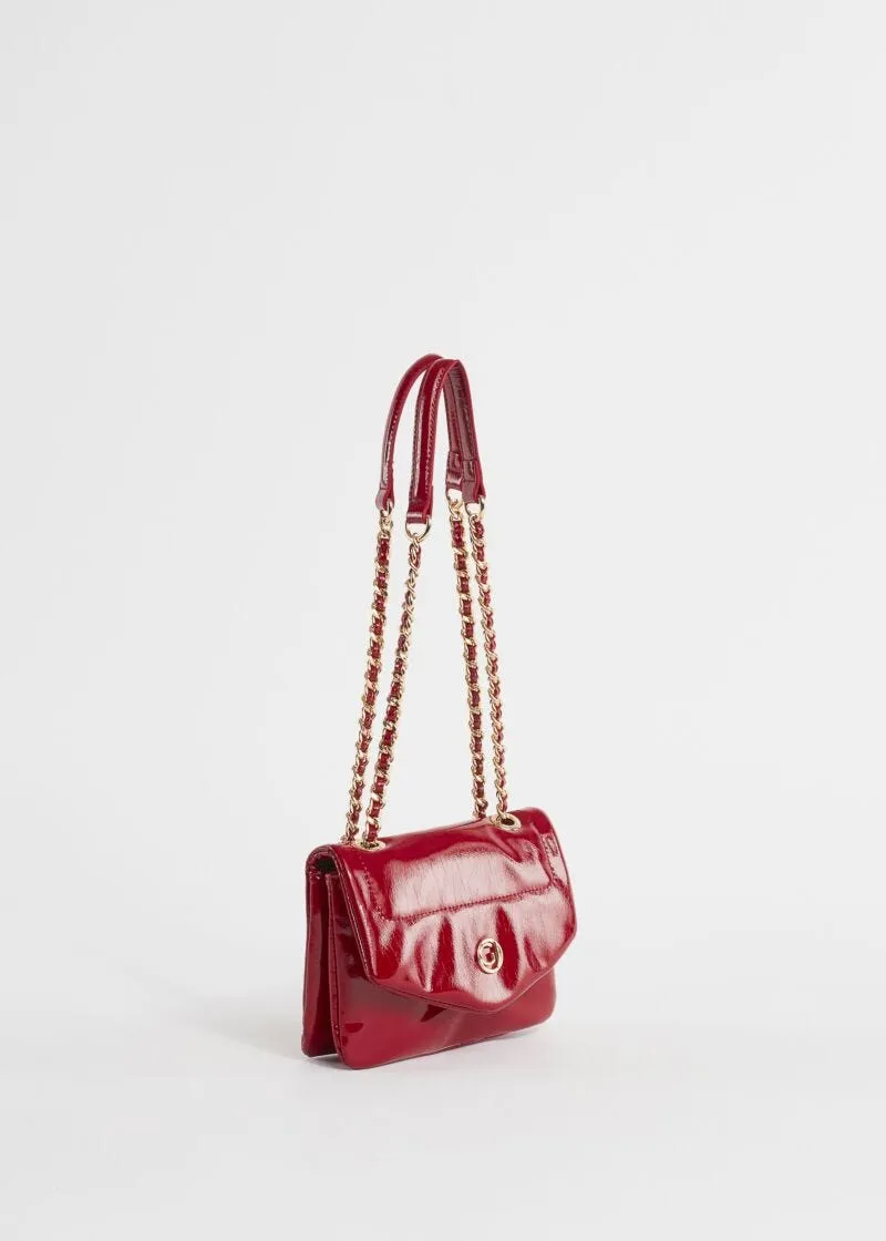 Mini bag in vernice