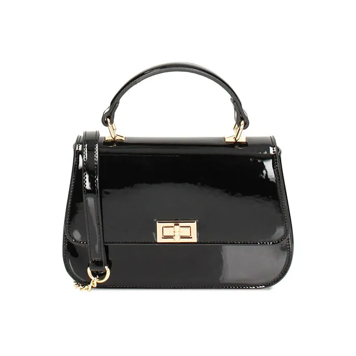 Minibag nera in vernice