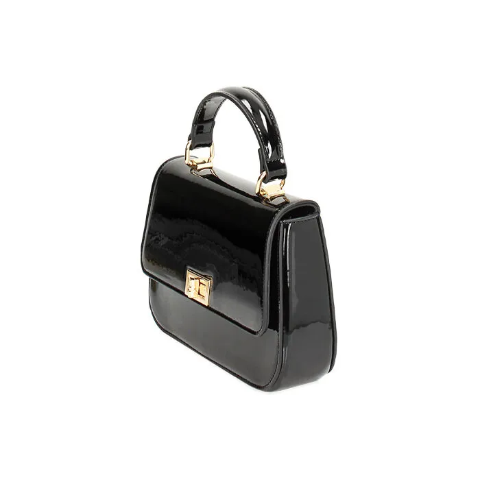 Minibag nera in vernice
