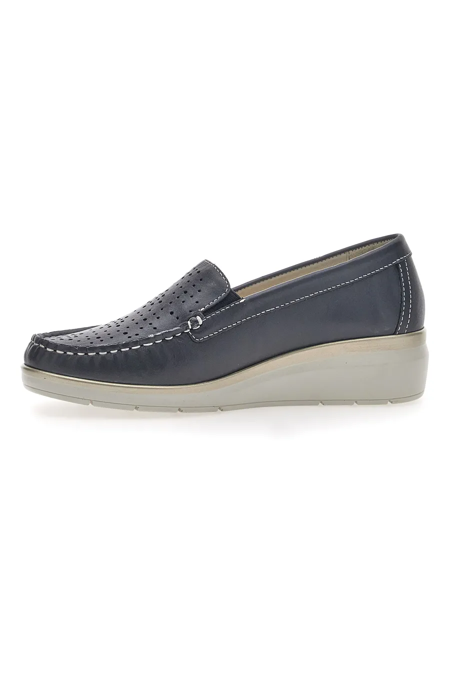 Mocassini Blu Mio Tempo 21178
