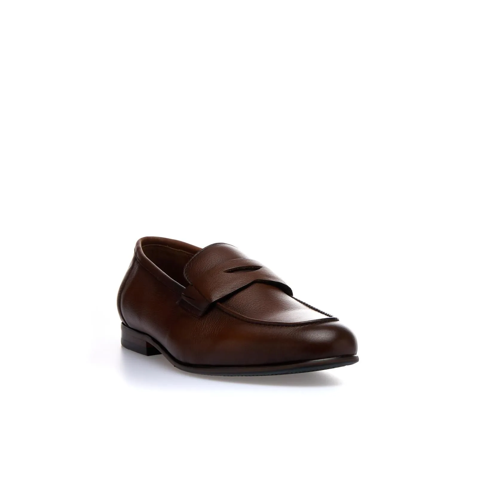 Mocassini marroni in pelle eleganti