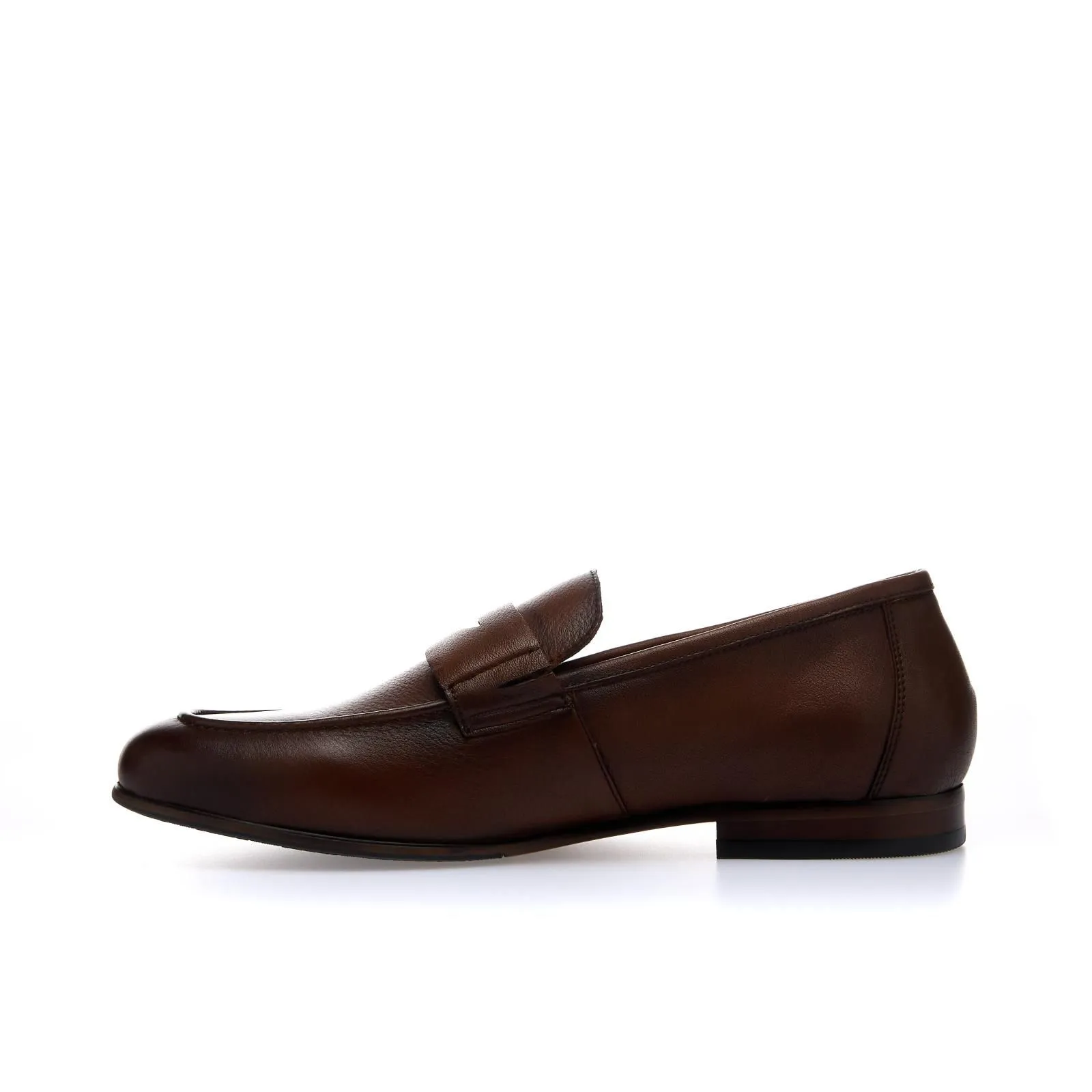 Mocassini marroni in pelle eleganti