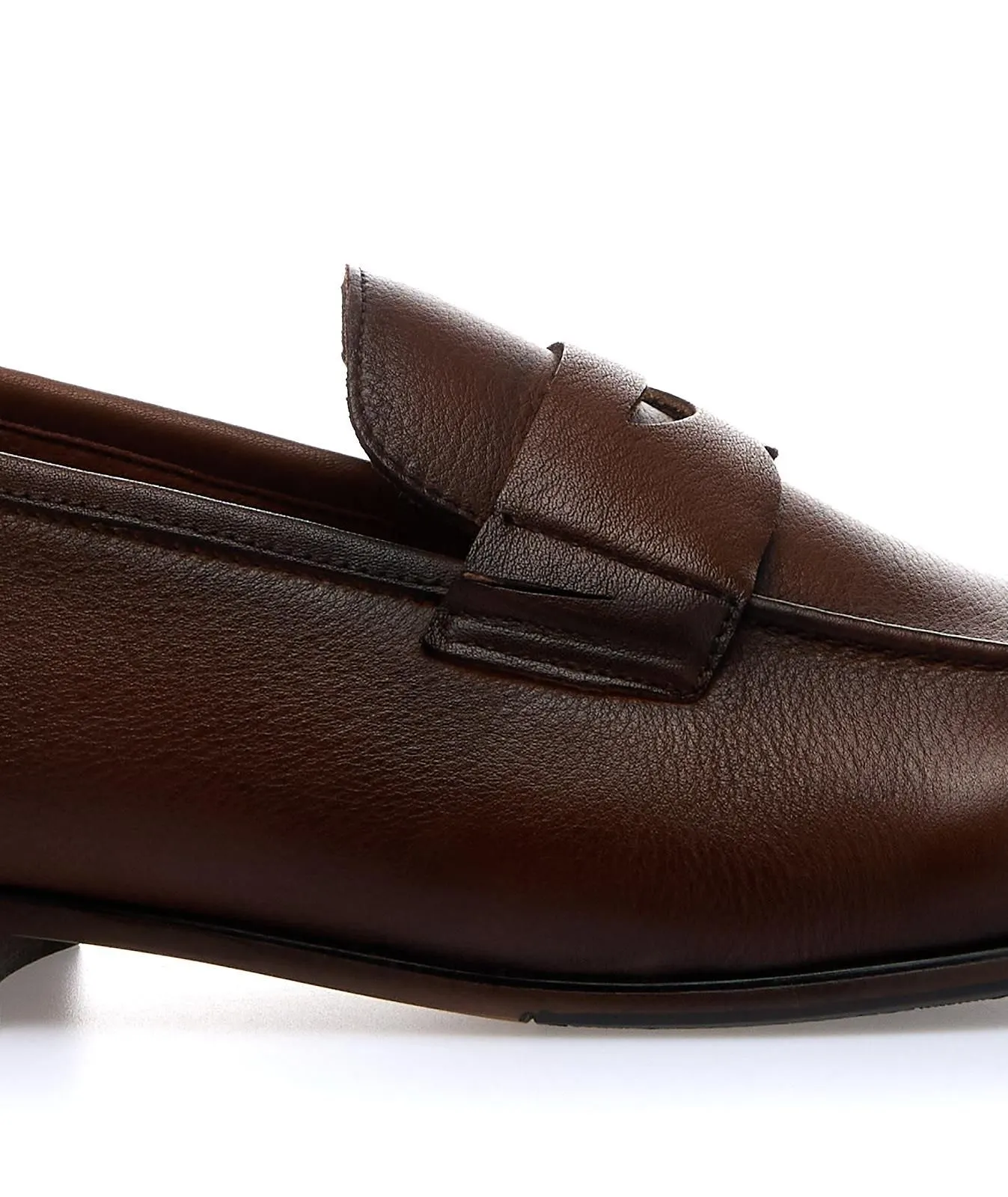 Mocassini marroni in pelle eleganti