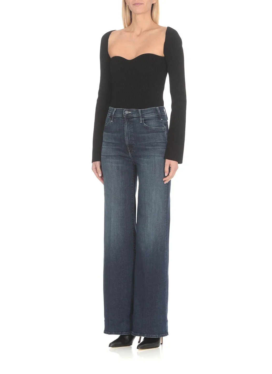     Mother     Jeans Hustler Roller Sneak     