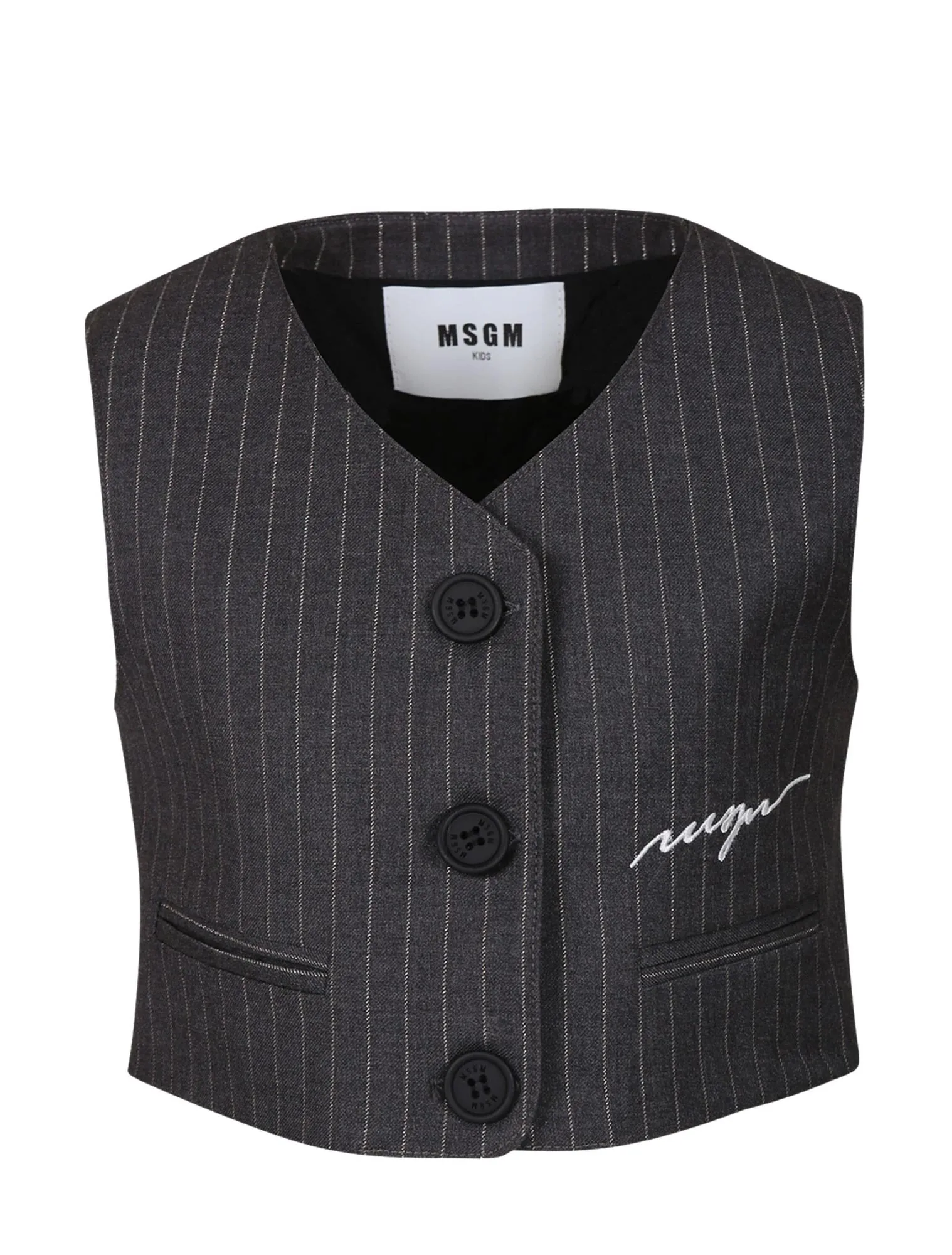 MSGM KIDS  Gilet gessato