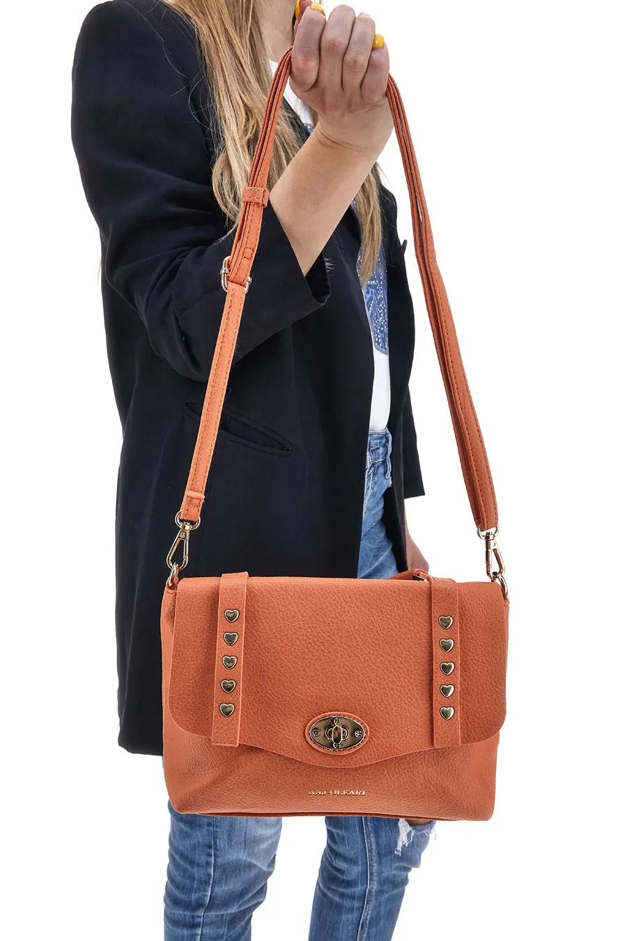   NAJ OLEARI Mini Bag Arancione con Tracolla Naj-Olerai 61962