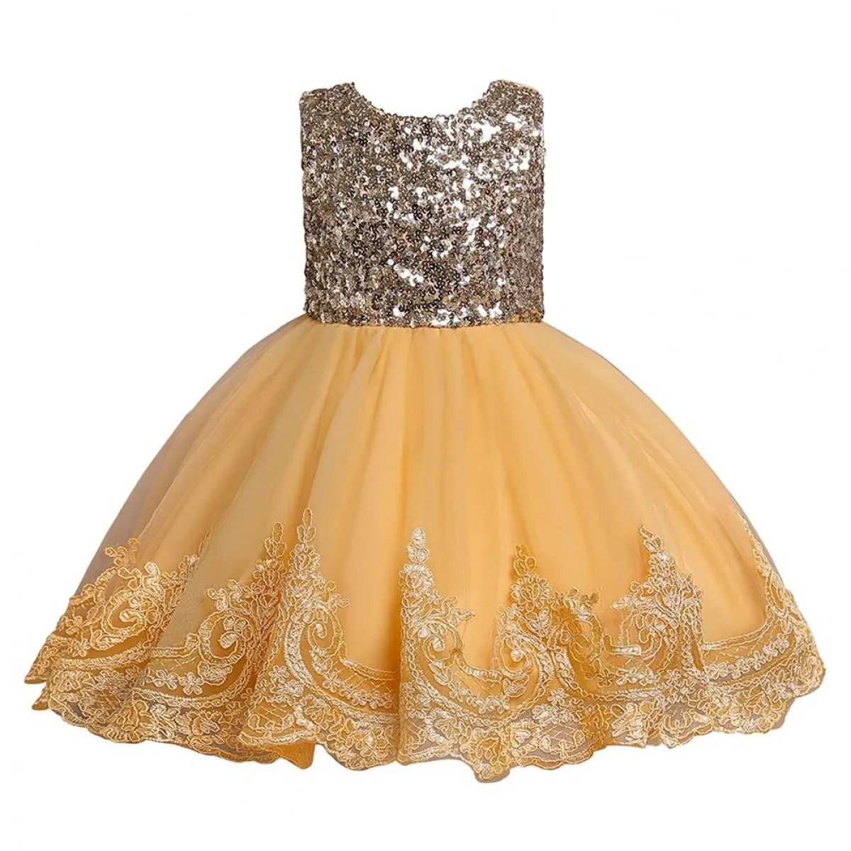 Natale Ragazze Abbigliamento per bambini Festa per bambini per ragazza Matrimonio Abiti da compleanno per ragazza Elegante festa