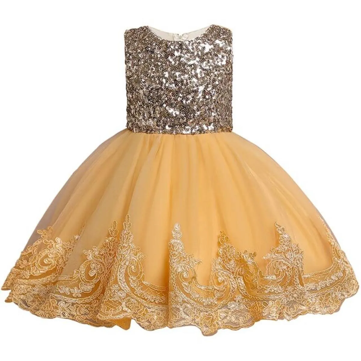 Natale Ragazze Abbigliamento per bambini Festa per bambini per ragazza Matrimonio Abiti da compleanno per ragazza Elegante festa