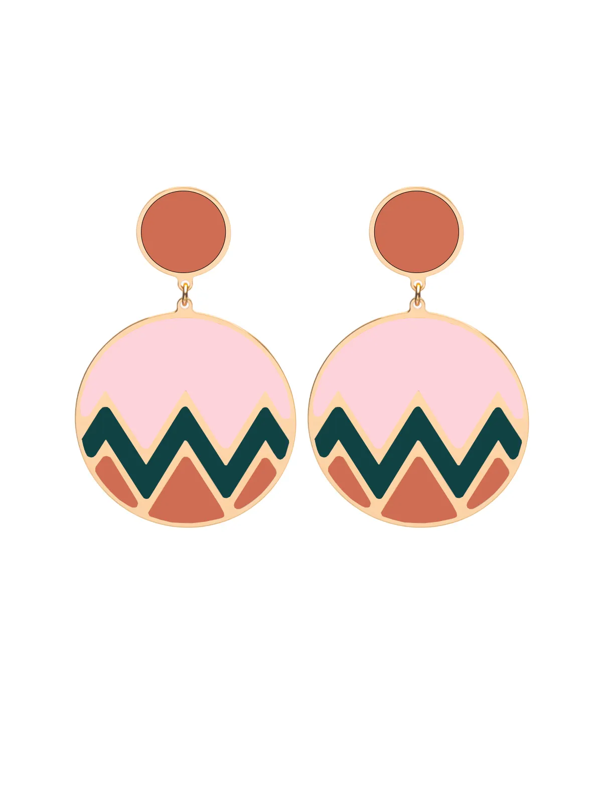 ORECCHINI CHEVRON PALE