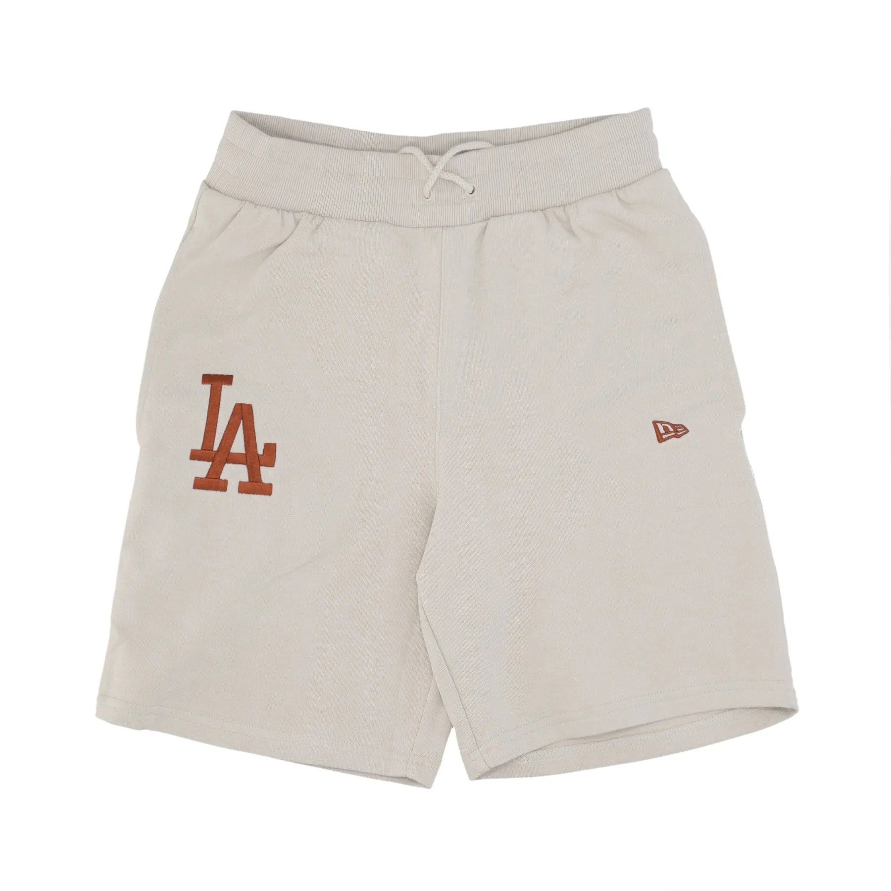 Pantalone Corto Tuta Uomo Mlb League Essentials Shorts Losdod Stone/earth Brown
