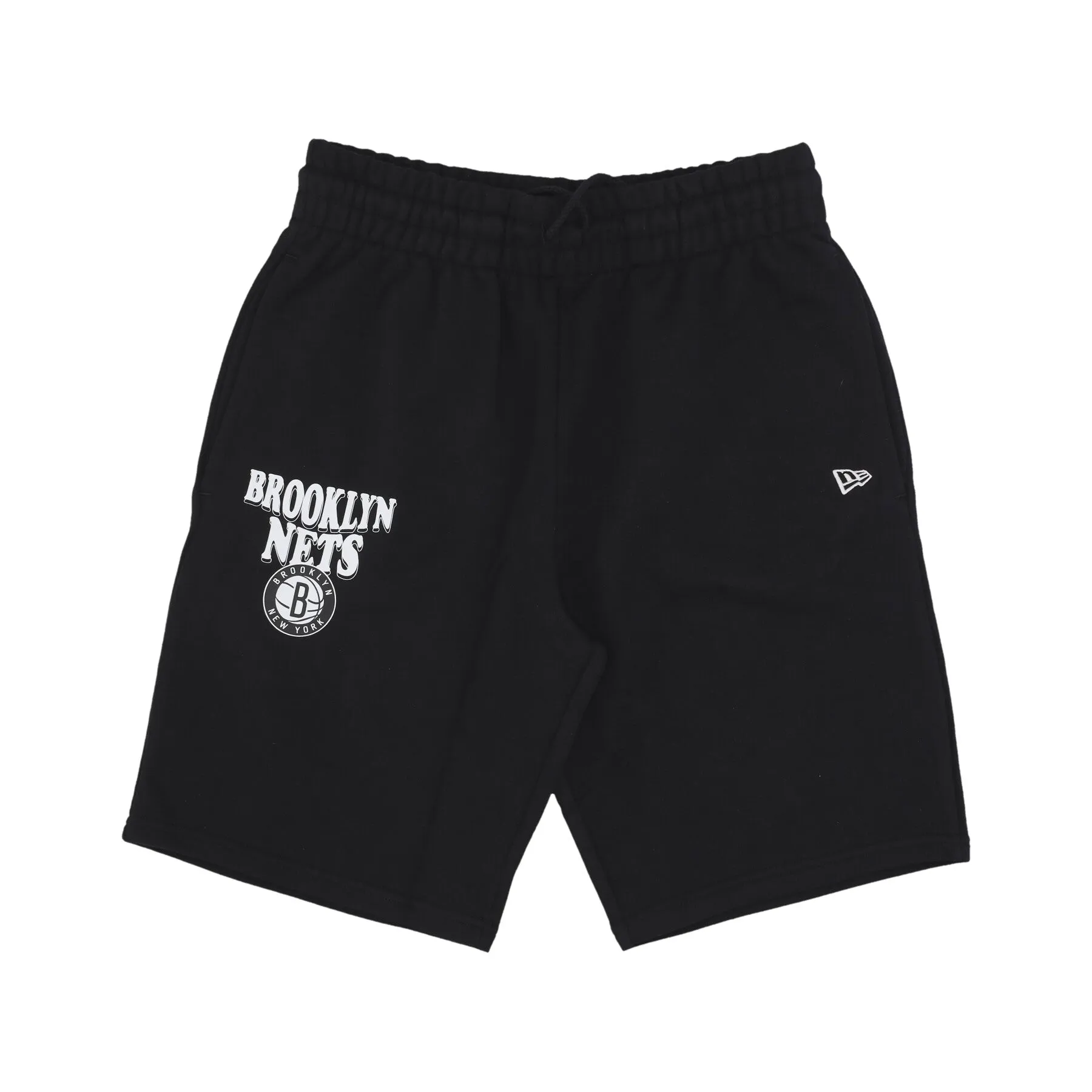 Pantalone Corto Tuta Uomo Nba Script Oversize Shorts Bronet Black/white