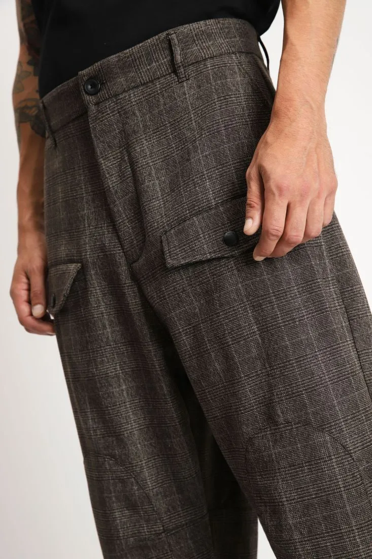 Pantaloni baggy con tasche e dettaglio zip
