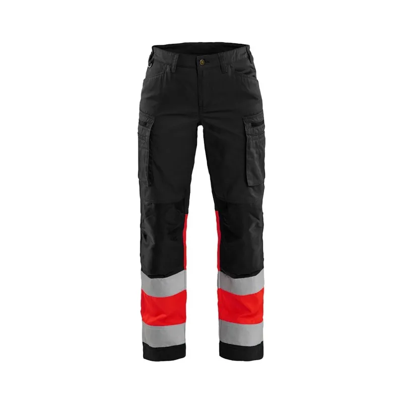Pantaloni da lavoro multitasche alta visibilità High Vis Stretch Donna 716118119955C50