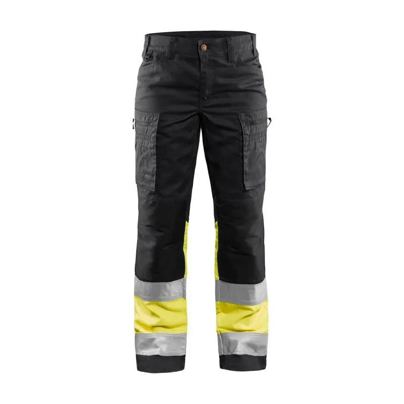 Pantaloni da lavoro multitasche alta visibilità High Vis Stretch Donna 716118119955C50