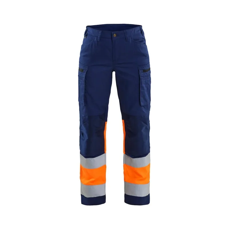 Pantaloni da lavoro multitasche alta visibilità High Vis Stretch Donna 716118119955C50