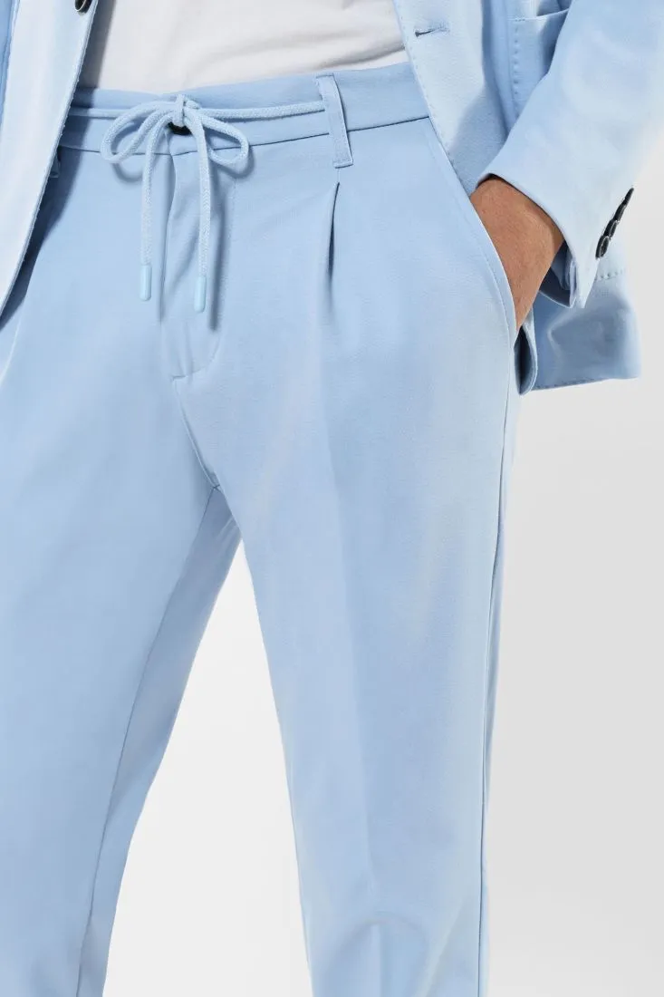 Pantaloni fluidi con cordino