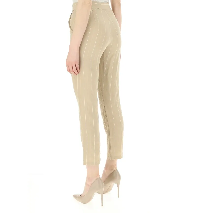Pantaloni misto lino