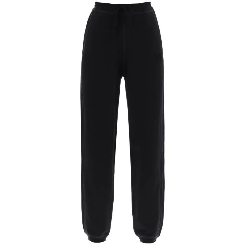 Pantaloni sportivi in cotone sgarzato