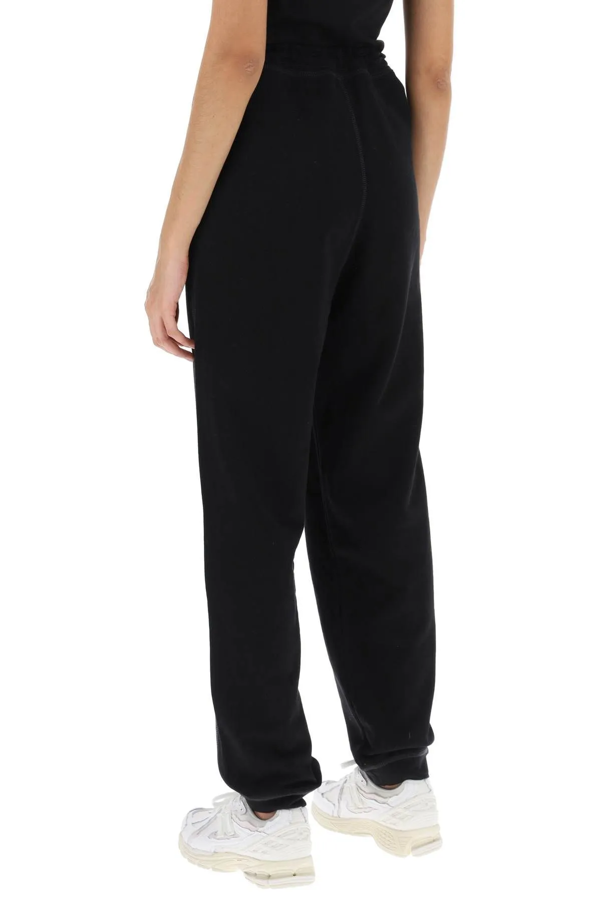 Pantaloni sportivi in cotone sgarzato