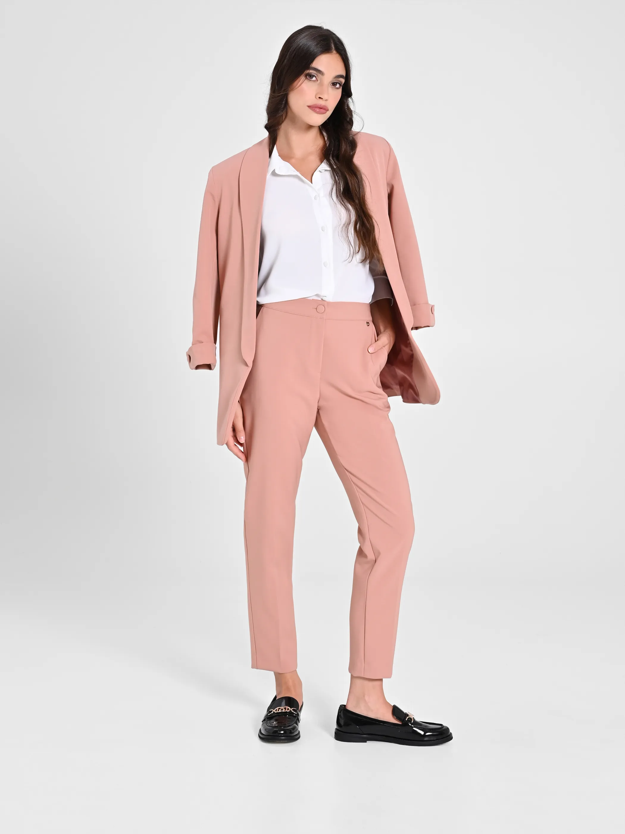      Pantaloni Straight Rosa     