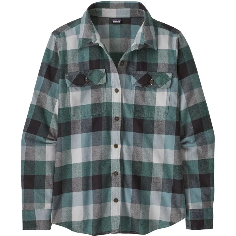 Patagonia W's L / S Organic Cotton MW Fjord Flannel Shirt camicia donna