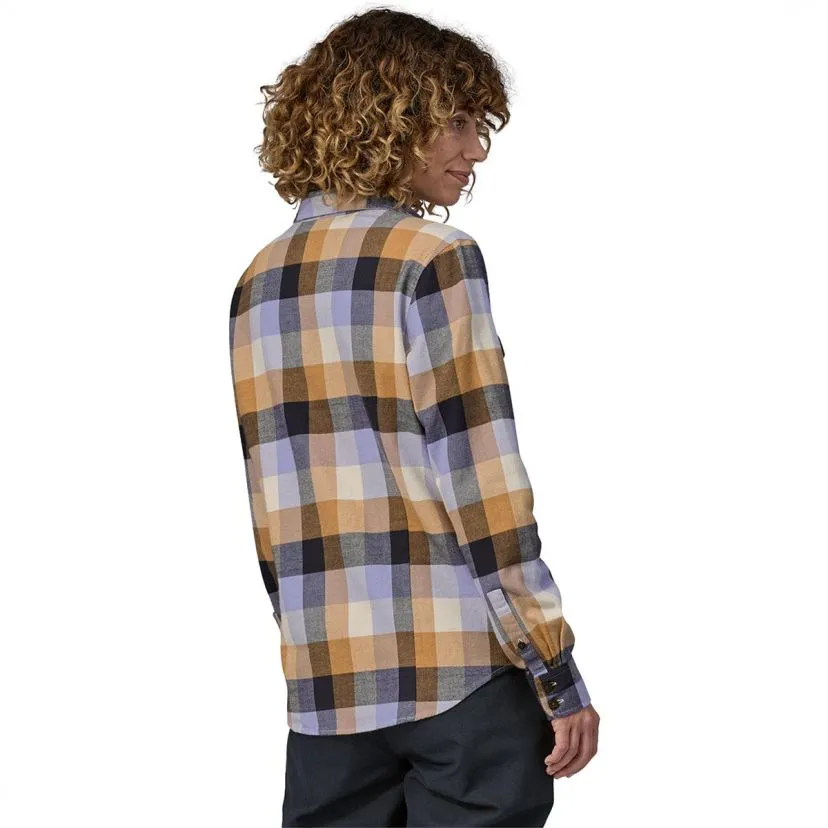 Patagonia W's L / S Organic Cotton MW Fjord Flannel Shirt camicia donna