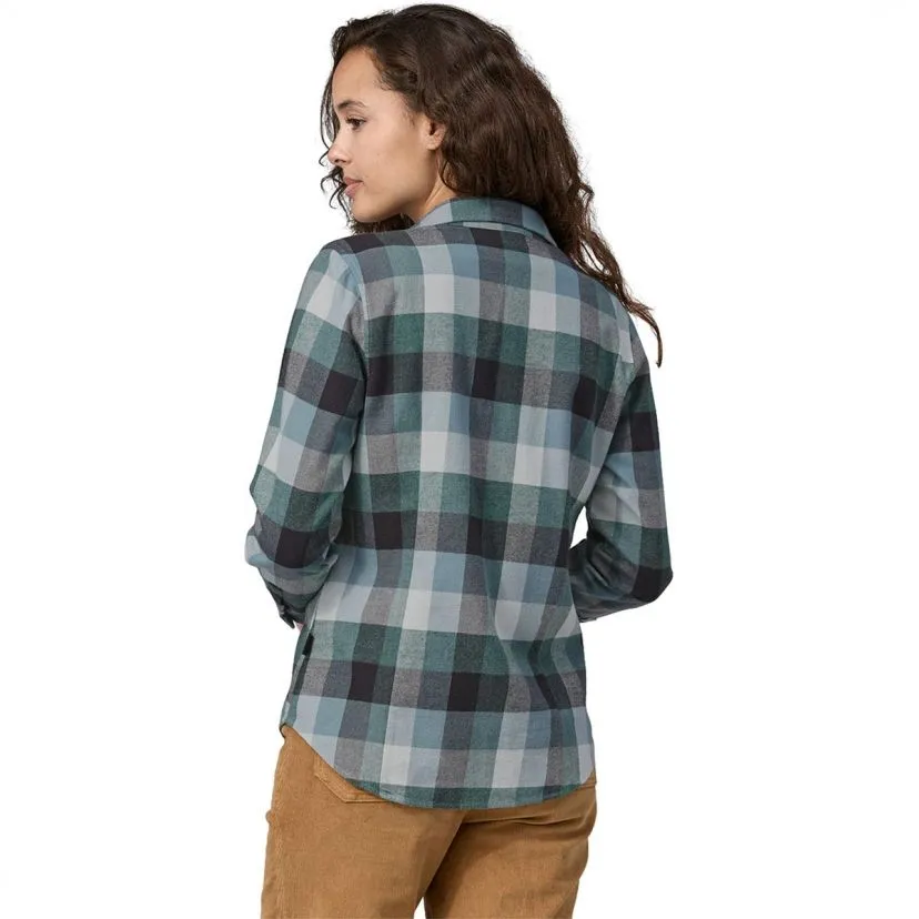 Patagonia W's L / S Organic Cotton MW Fjord Flannel Shirt camicia donna