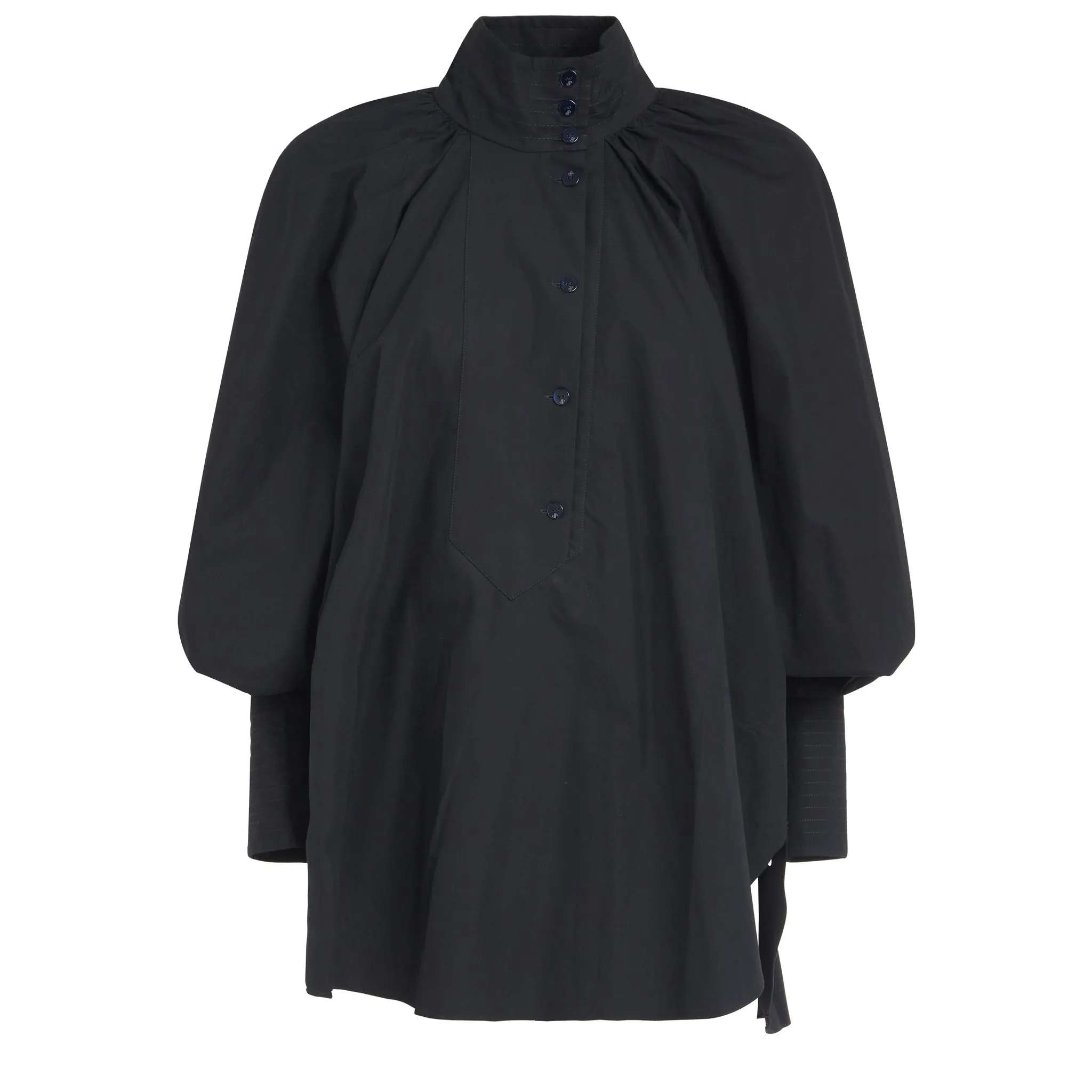 PATOU  Camicia in cotone nera