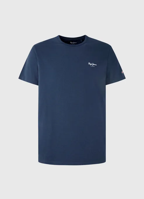 Pepe Jeans short sleeve t-shirt Original Basic T-shirt PM508212 595 navy