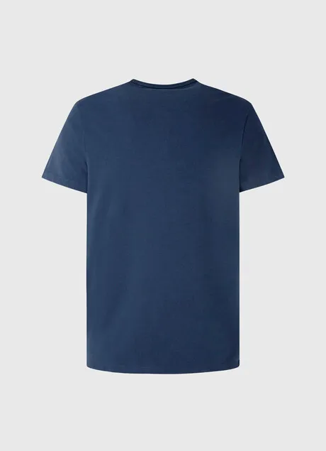 Pepe Jeans short sleeve t-shirt Original Basic T-shirt PM508212 595 navy