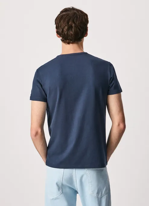 Pepe Jeans short sleeve t-shirt Original Basic T-shirt PM508212 595 navy