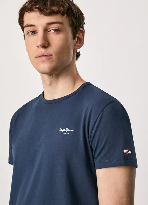 Pepe Jeans short sleeve t-shirt Original Basic T-shirt PM508212 595 navy