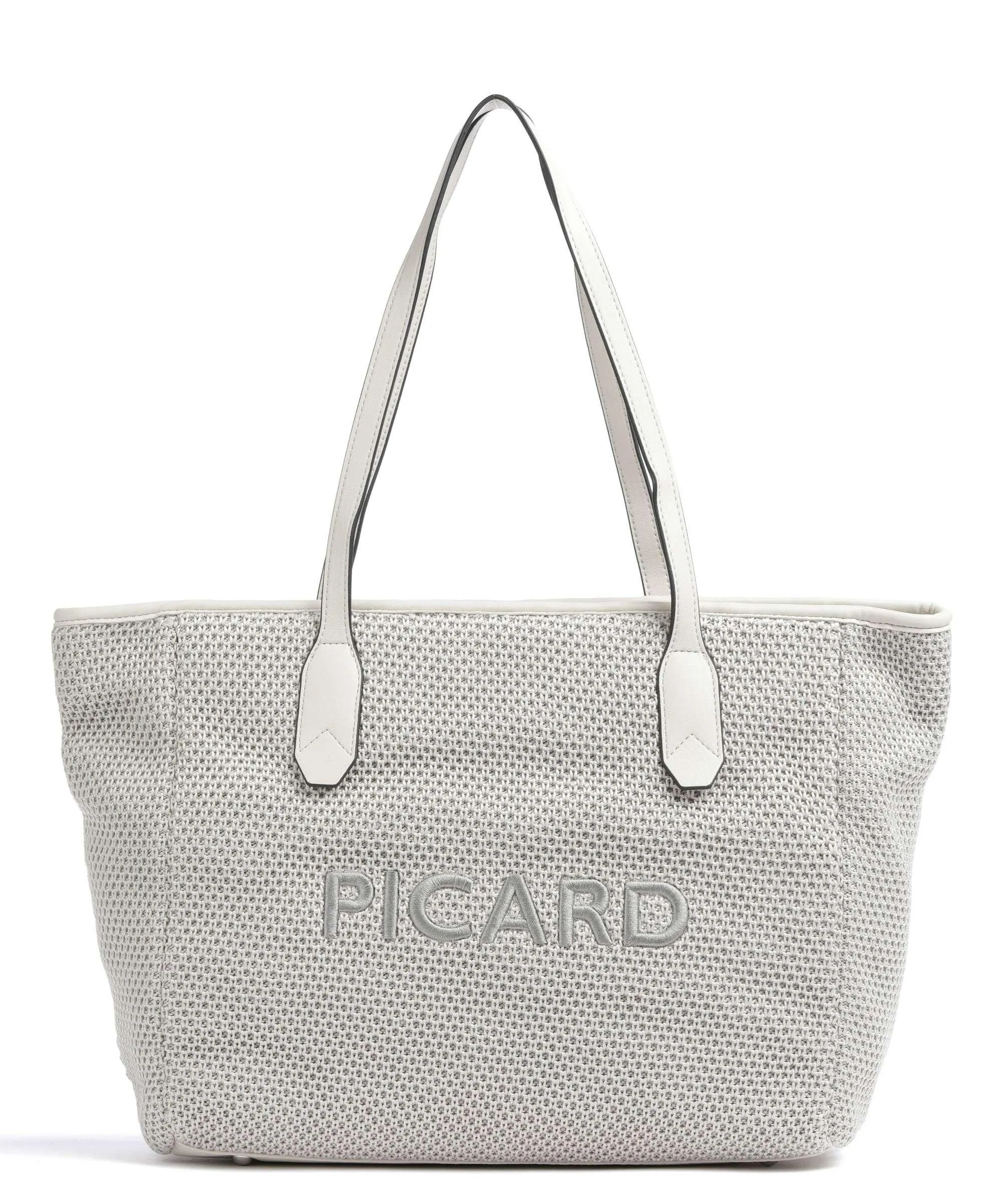  Picard Knitwork Borsa shopper poliestere riciclato grigio chiaro  