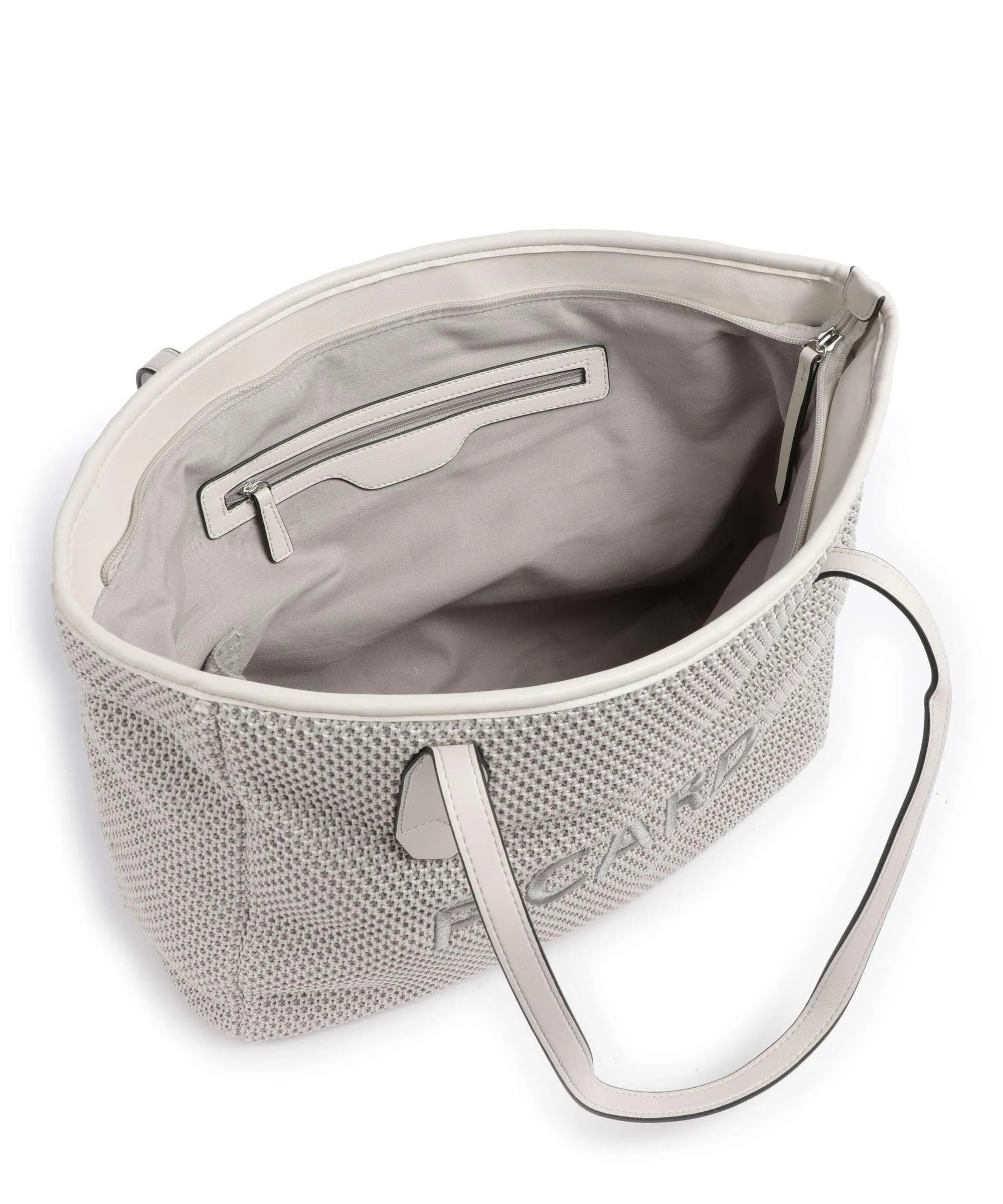  Picard Knitwork Borsa shopper poliestere riciclato grigio chiaro  