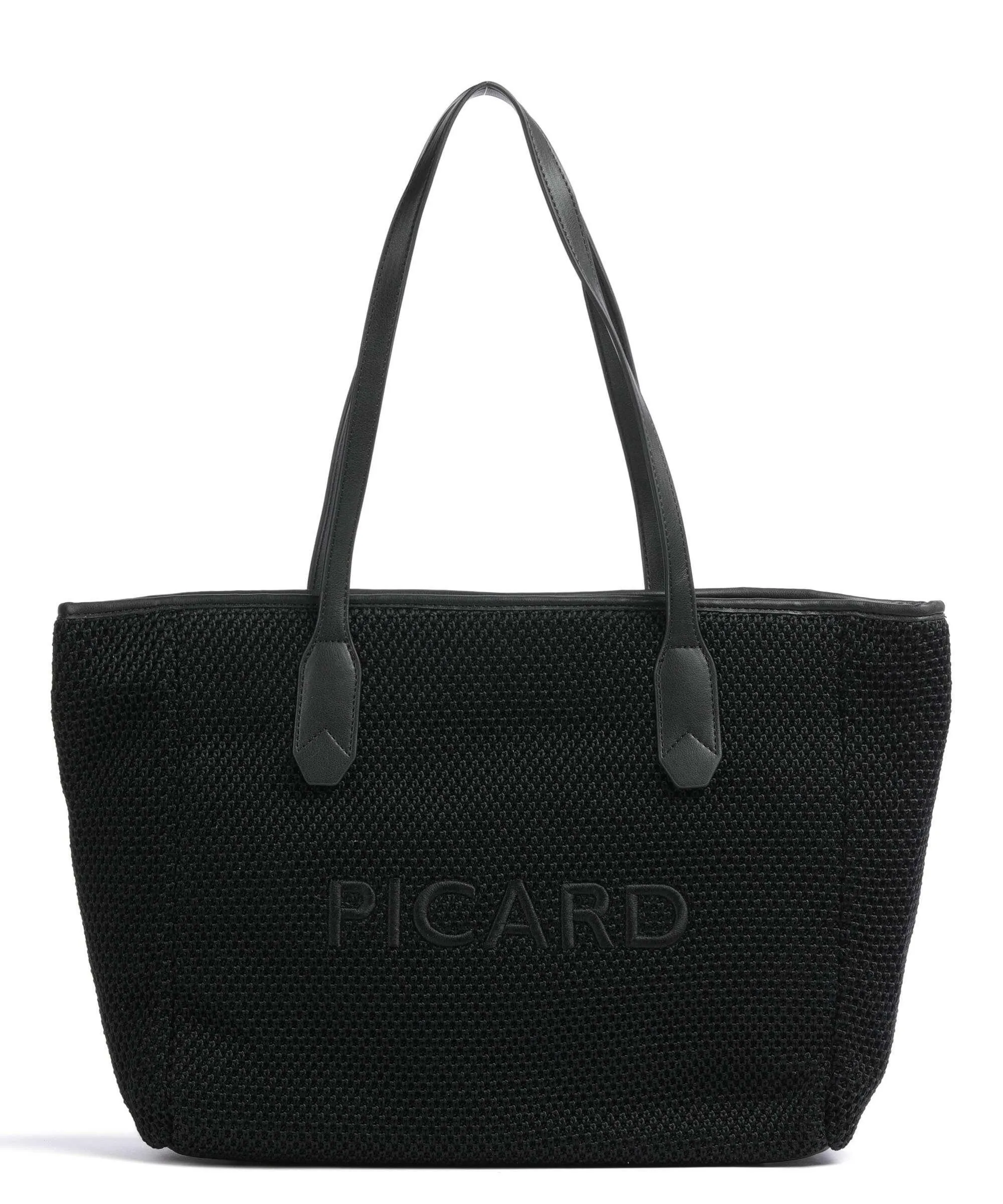  Picard Knitwork Borsa shopper poliestere riciclato nero  