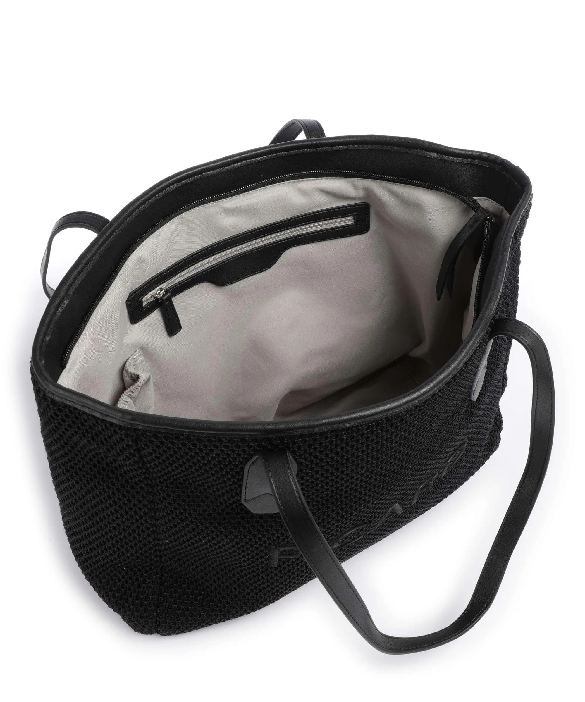  Picard Knitwork Borsa shopper poliestere riciclato nero  