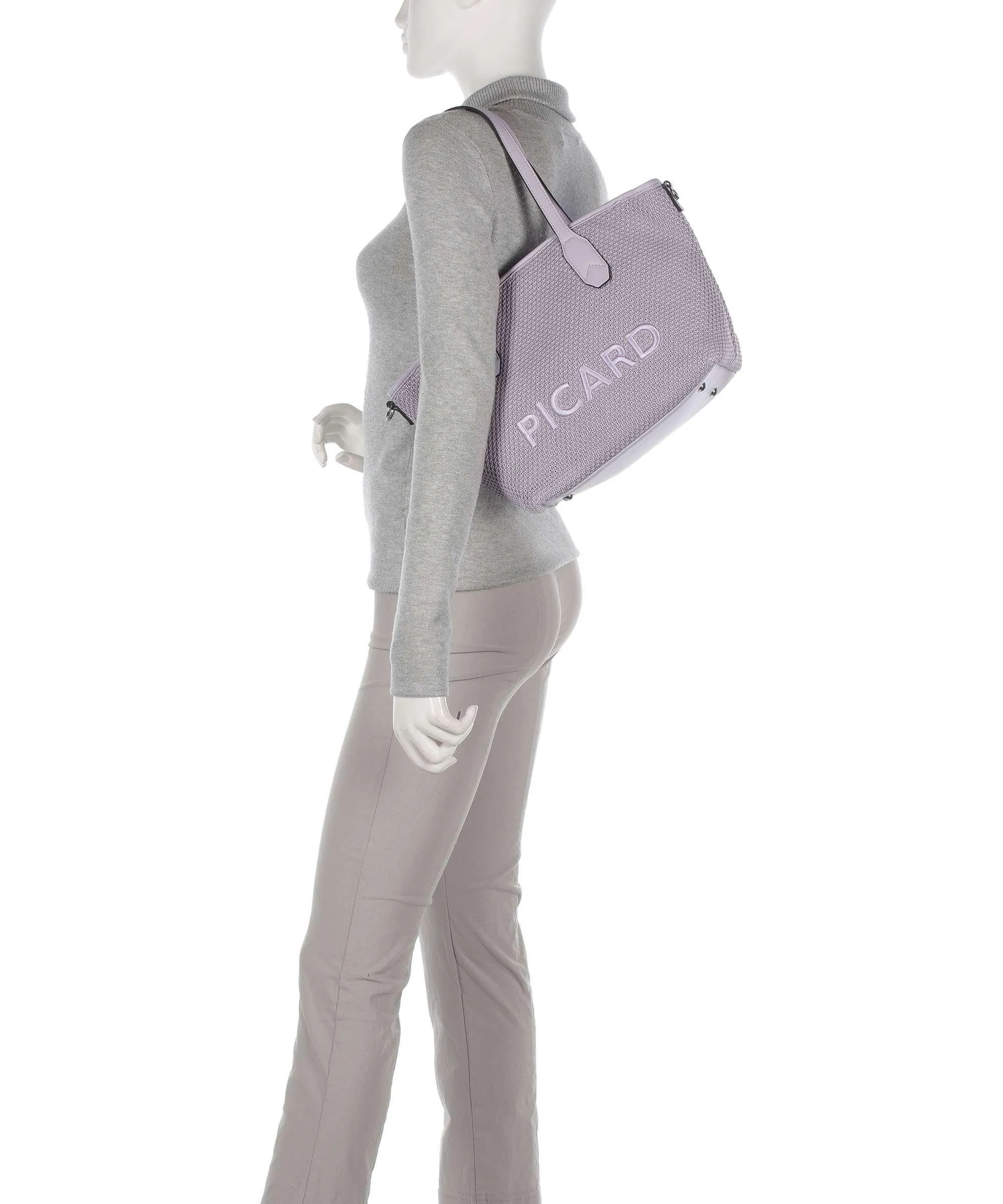  Picard Knitwork Borsa shopper poliestere riciclato viola  