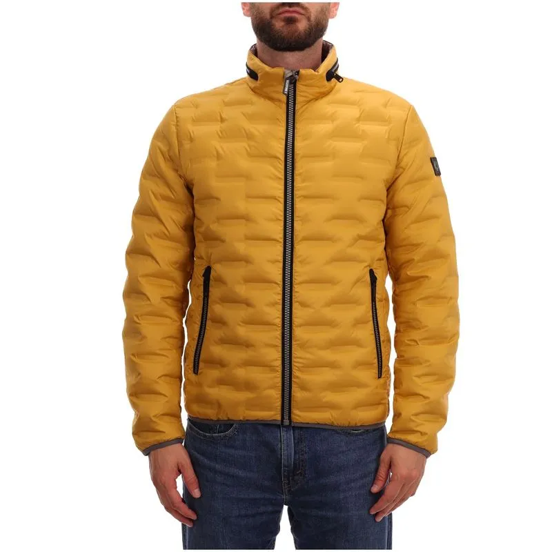 Piumino con trapuntatura ad onde 
