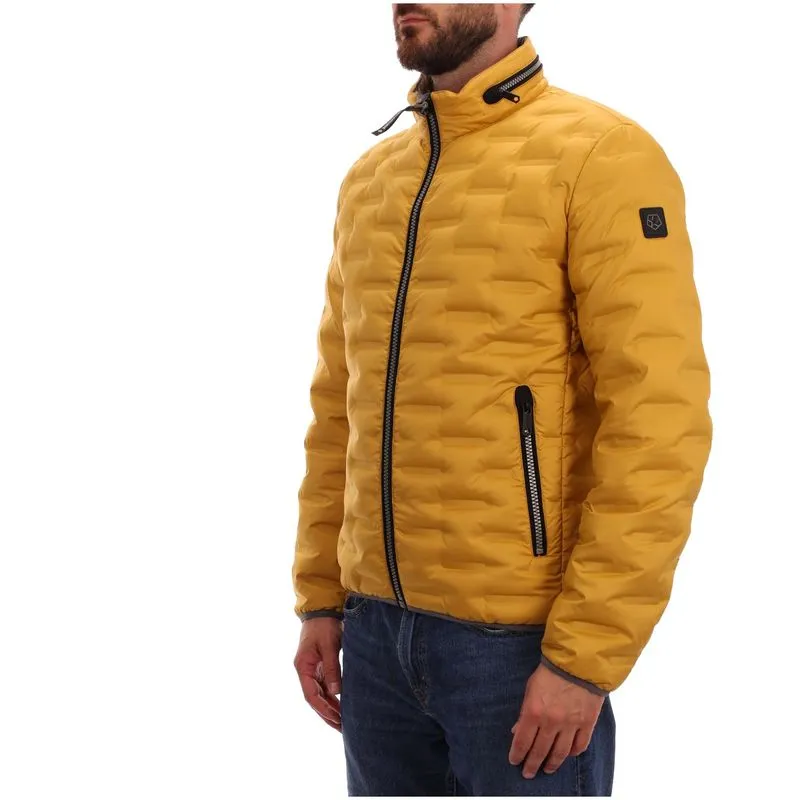 Piumino con trapuntatura ad onde 