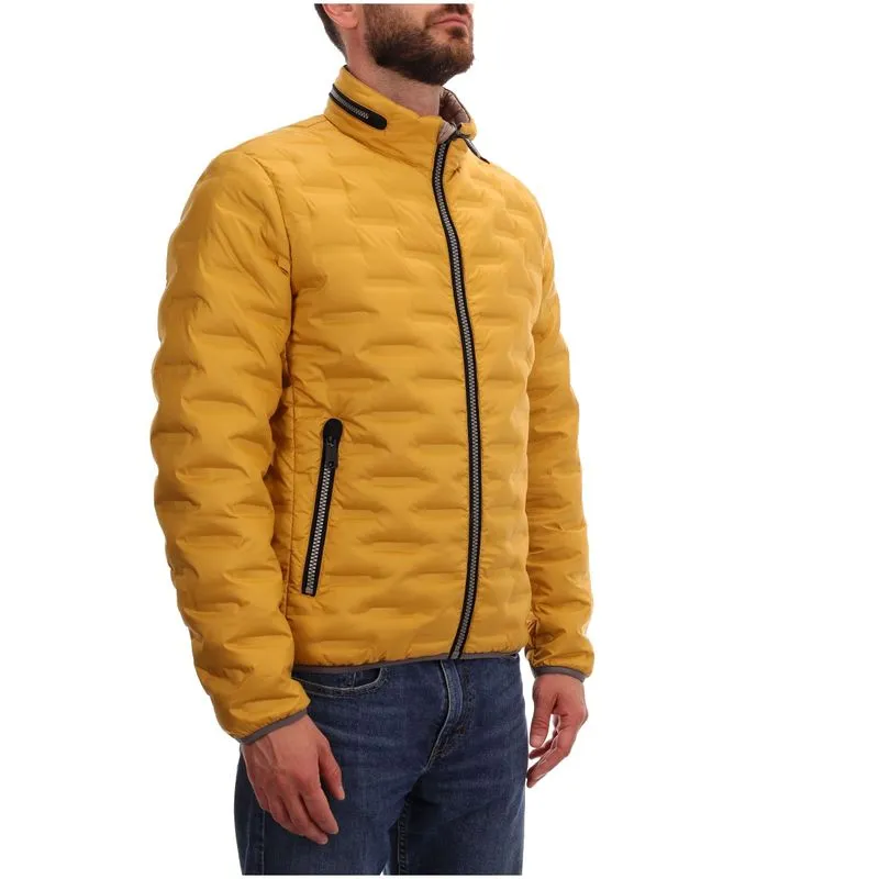 Piumino con trapuntatura ad onde 
