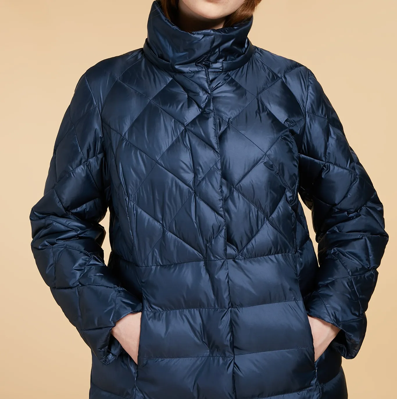 Piumino in Nylon Lucido