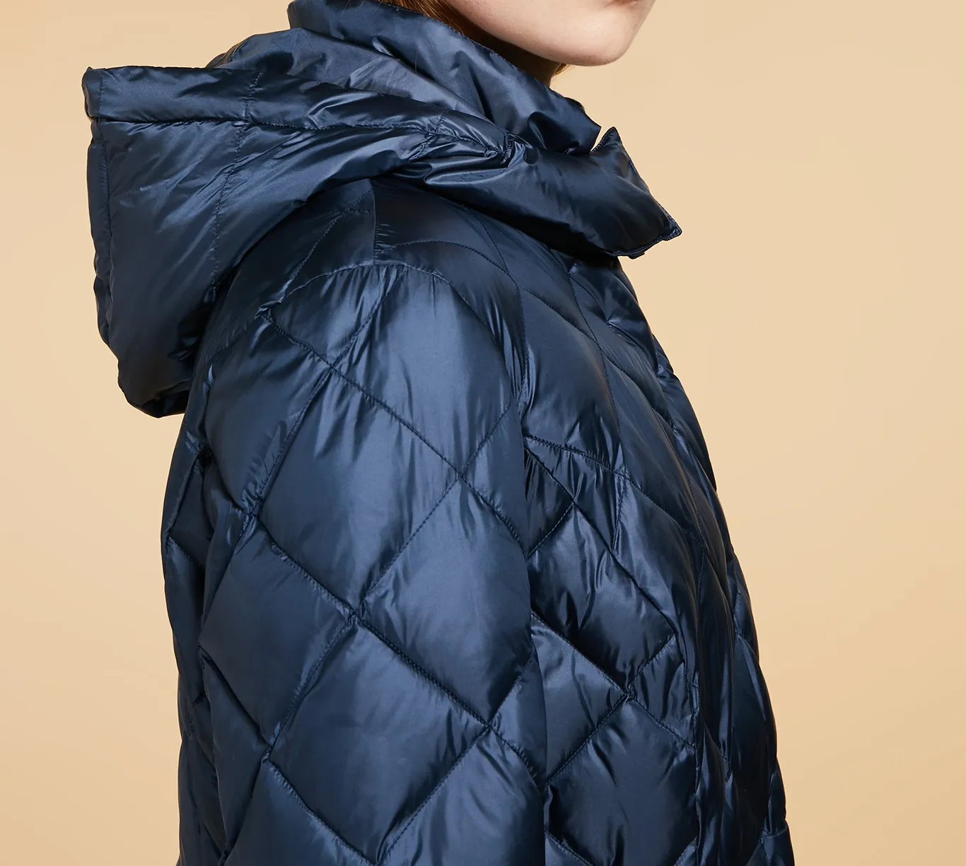 Piumino in Nylon Lucido