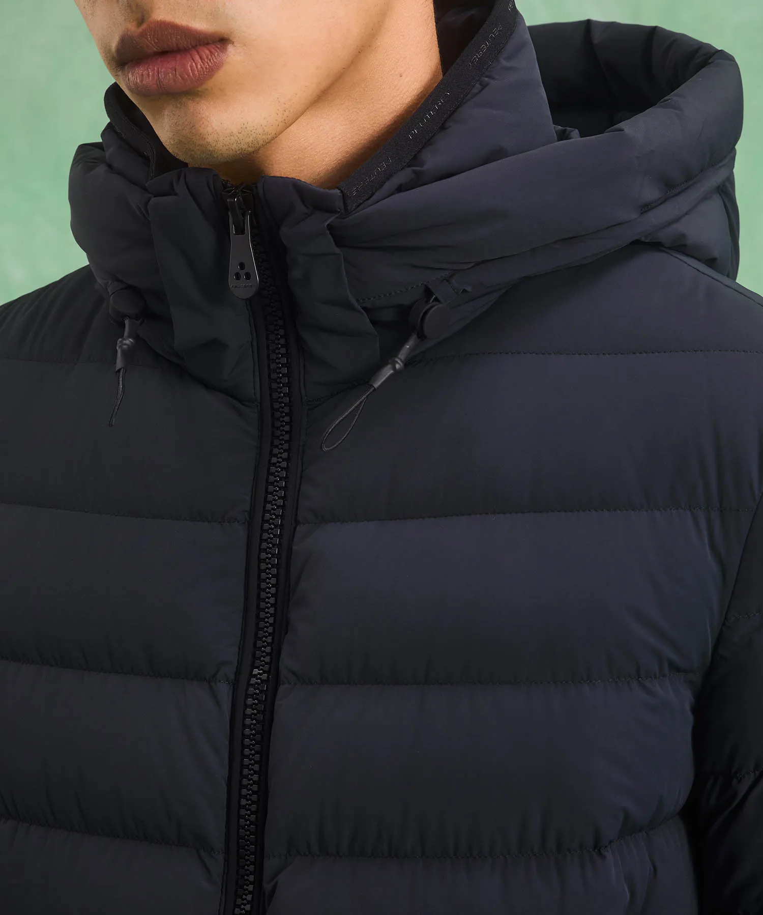 Piumino in tela stretch