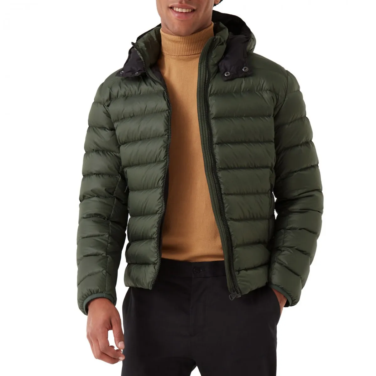 Piumino Semilucido Concrete Verde